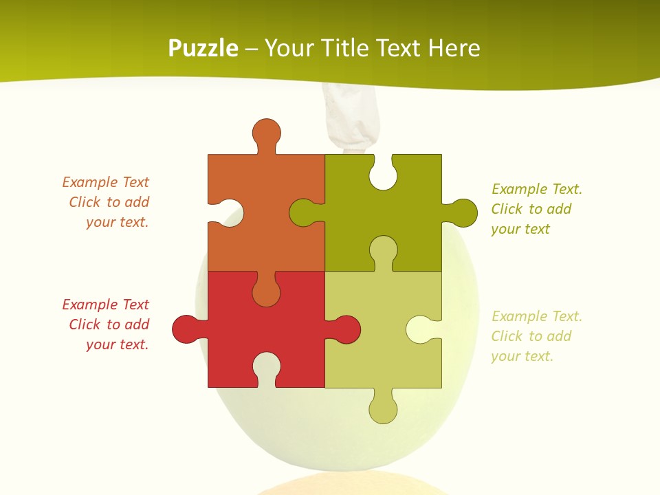 Lime Over Loss PowerPoint Template