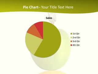 Lime Over Loss PowerPoint Template