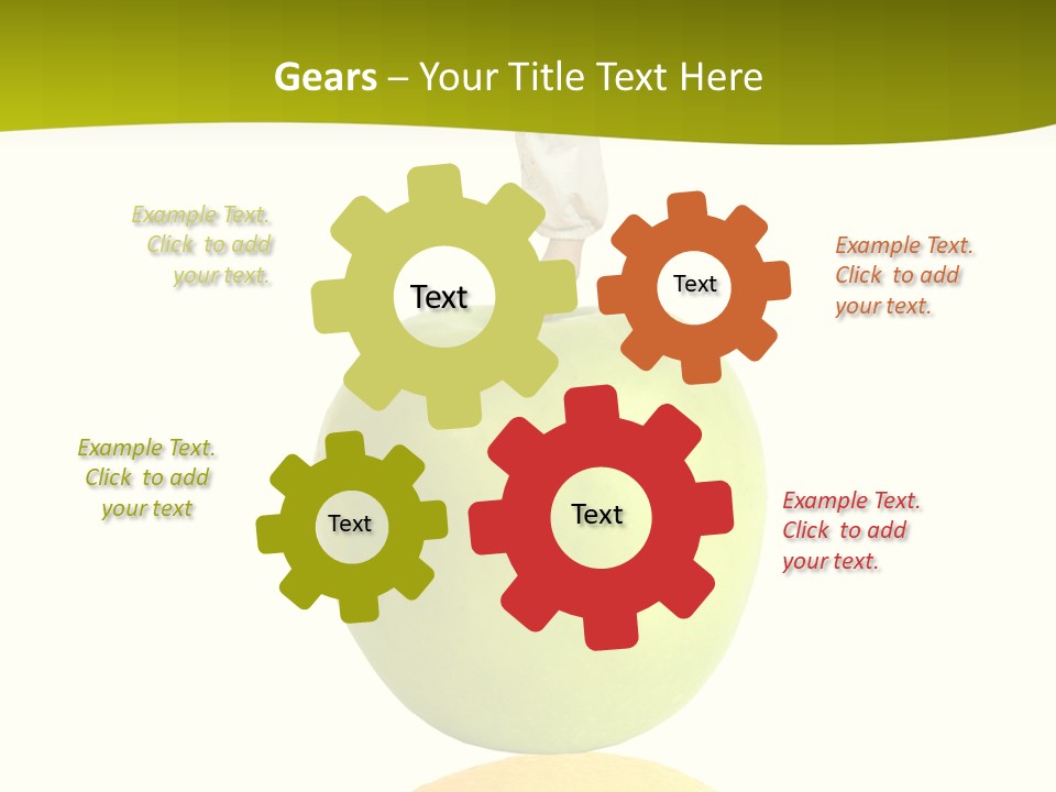 Lime Over Loss PowerPoint Template