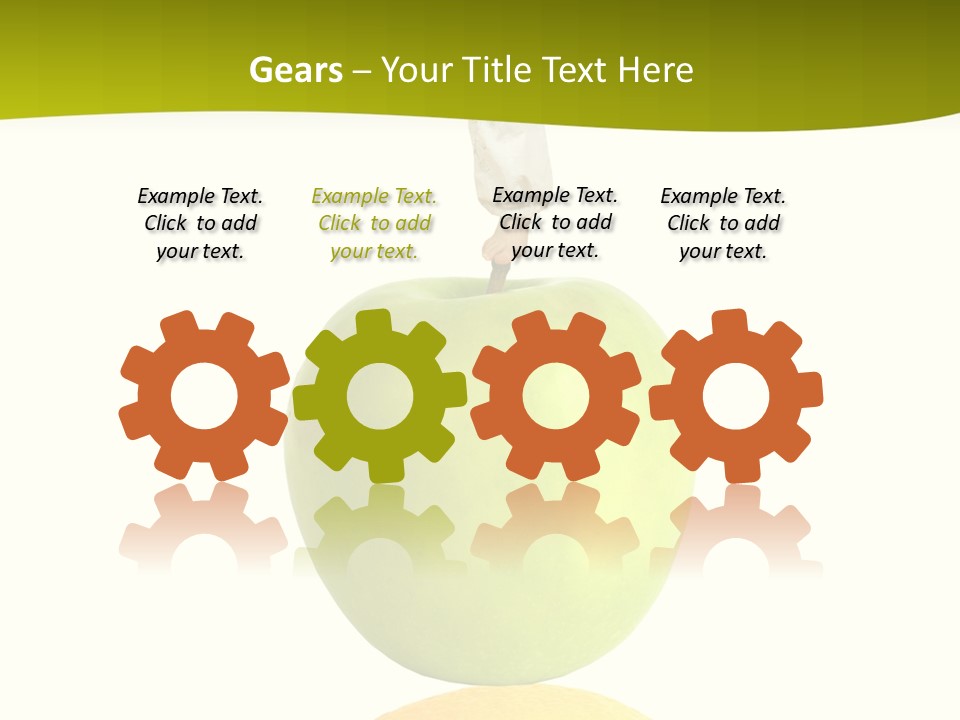 Lime Over Loss PowerPoint Template