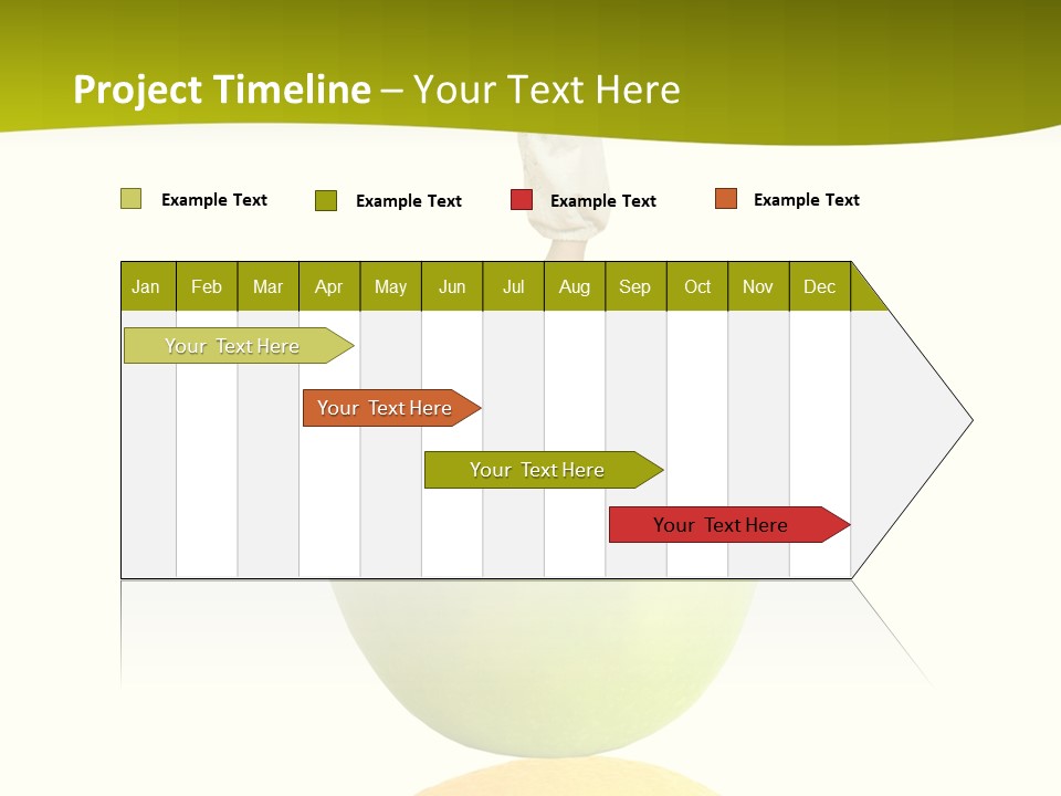 Lime Over Loss PowerPoint Template