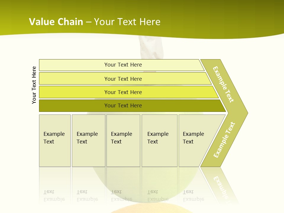 Lime Over Loss PowerPoint Template