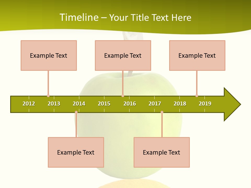 Lime Over Loss PowerPoint Template