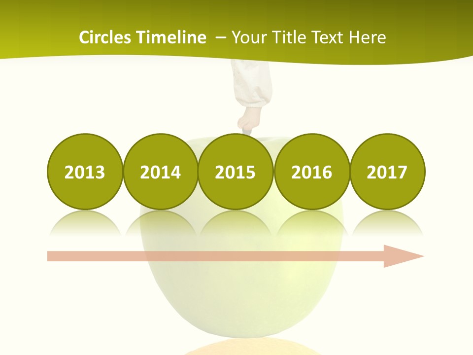 Lime Over Loss PowerPoint Template