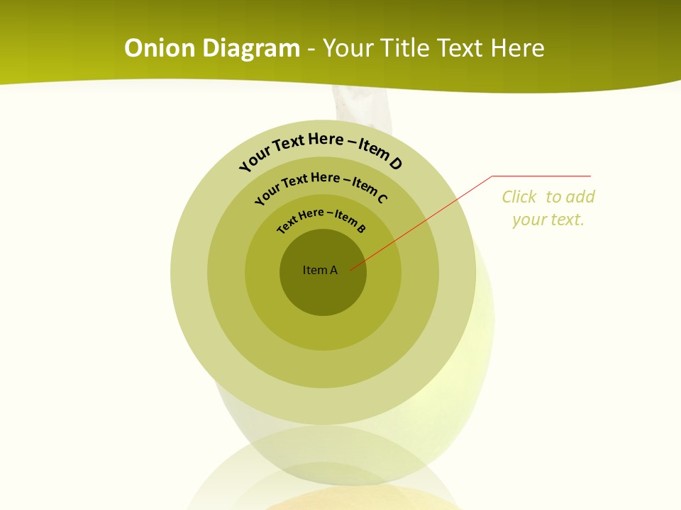Lime Over Loss PowerPoint Template