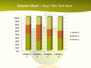 Lime Over Loss PowerPoint Template