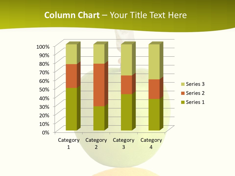 Lime Over Loss PowerPoint Template