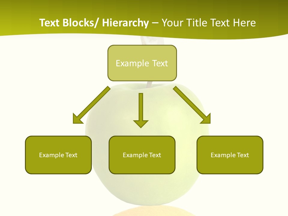 Lime Over Loss PowerPoint Template