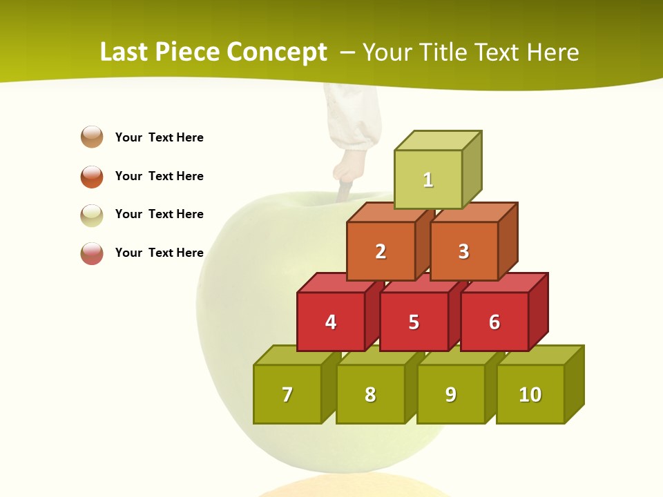 Lime Over Loss PowerPoint Template