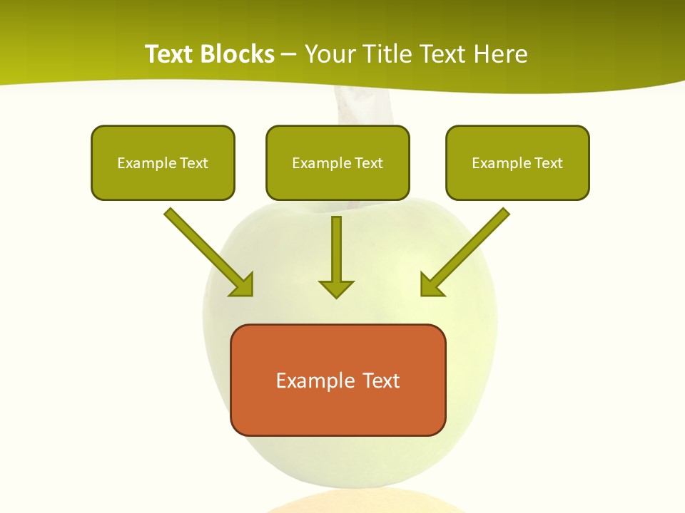 Lime Over Loss PowerPoint Template