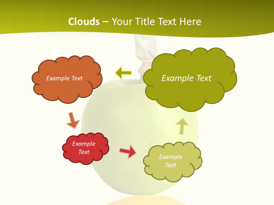 Lime Over Loss PowerPoint Template