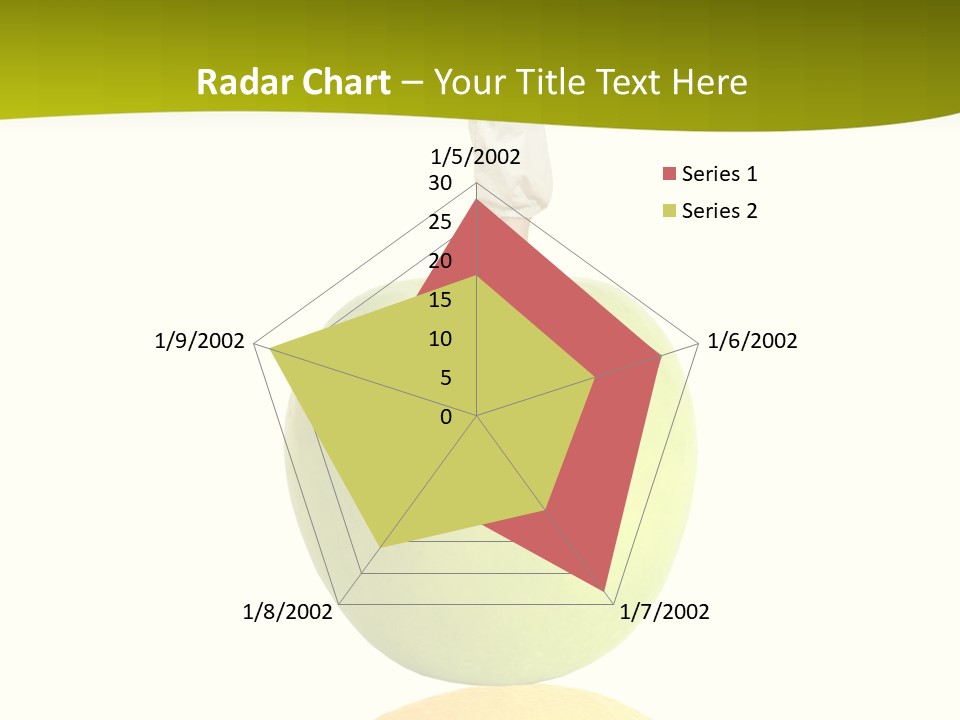 Lime Over Loss PowerPoint Template