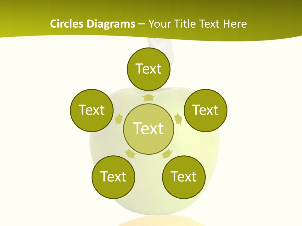 Lime Over Loss PowerPoint Template
