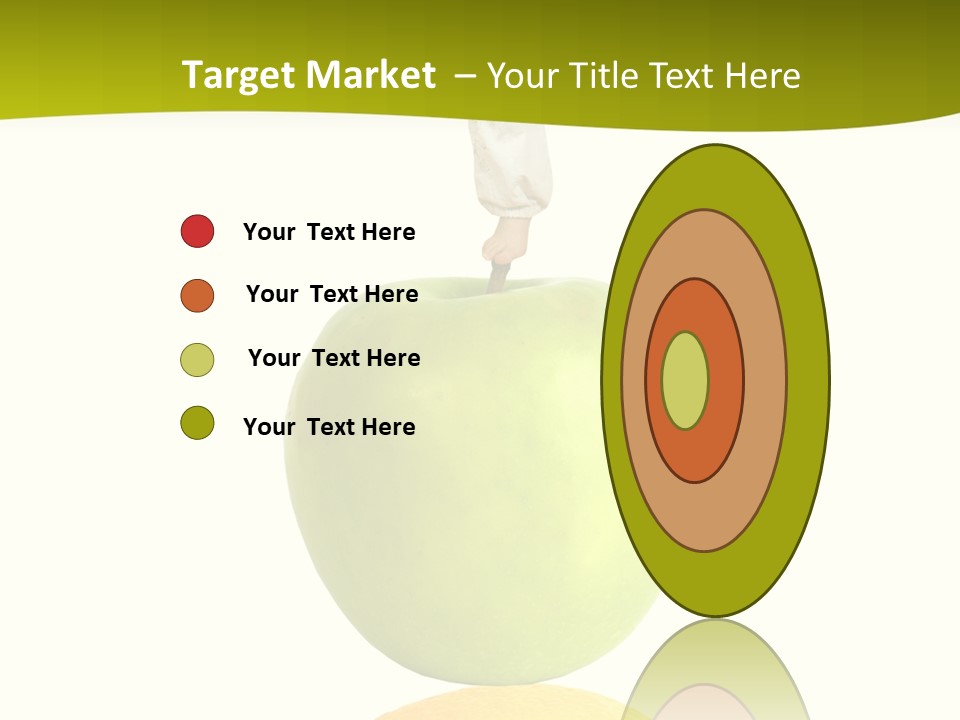 Lime Over Loss PowerPoint Template