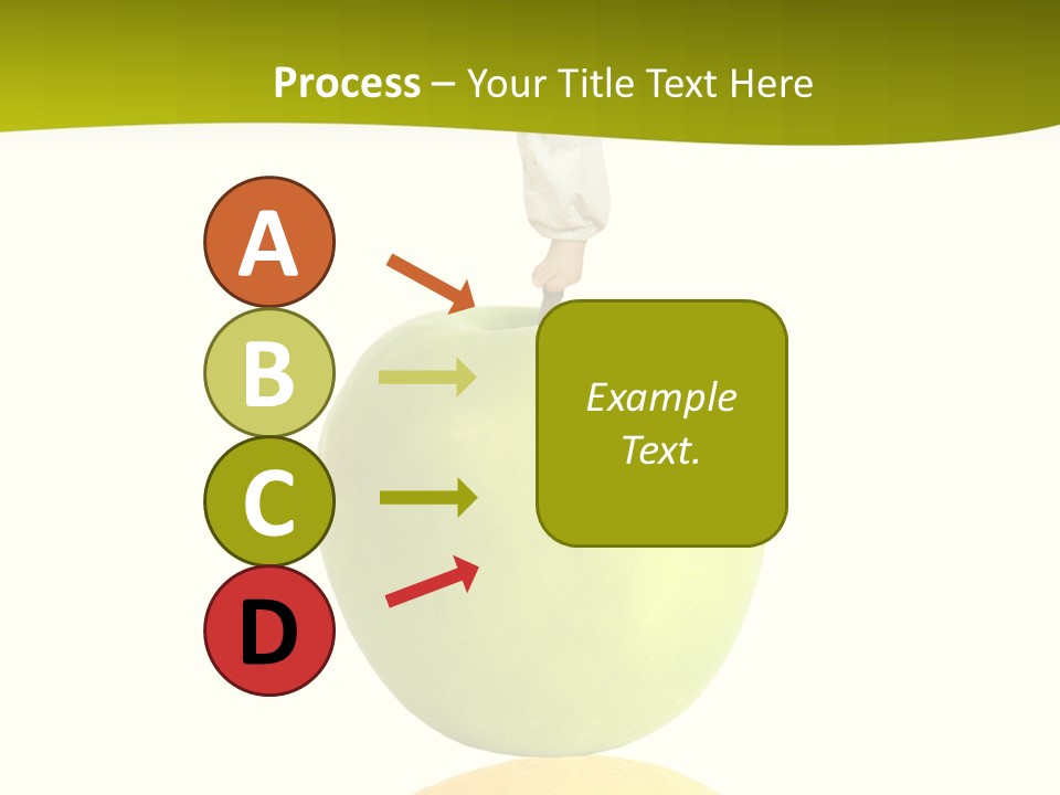 Lime Over Loss PowerPoint Template