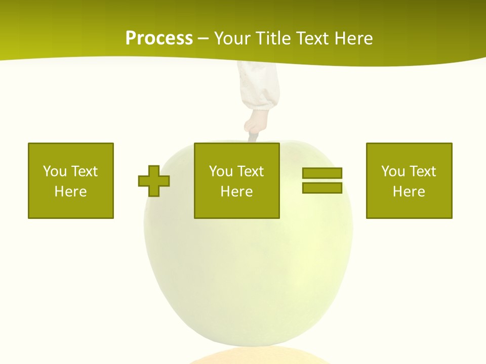 Lime Over Loss PowerPoint Template