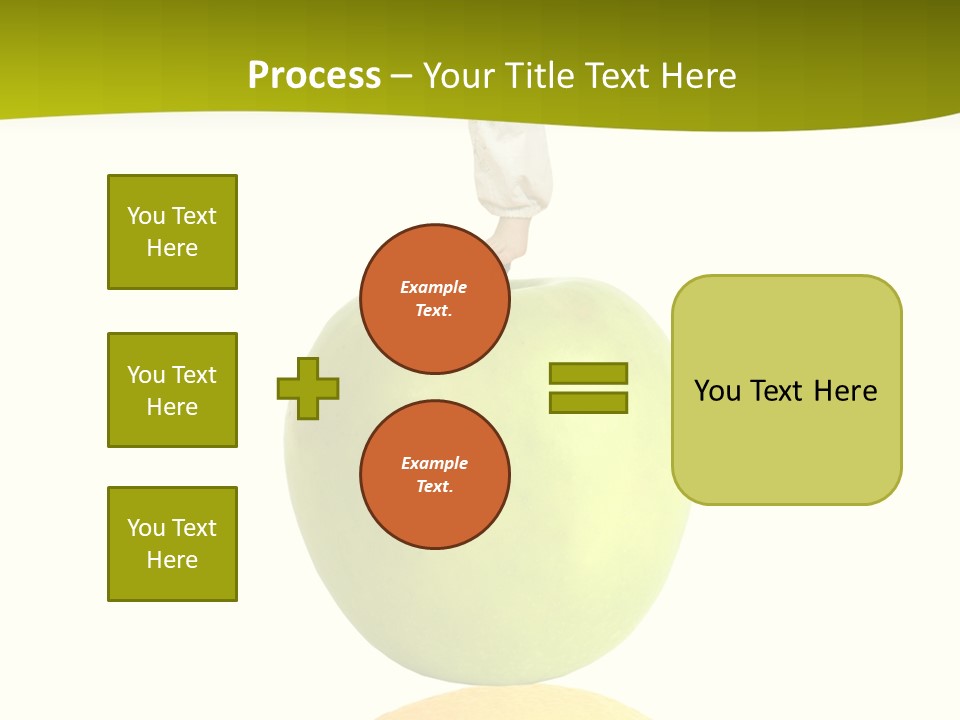 Lime Over Loss PowerPoint Template
