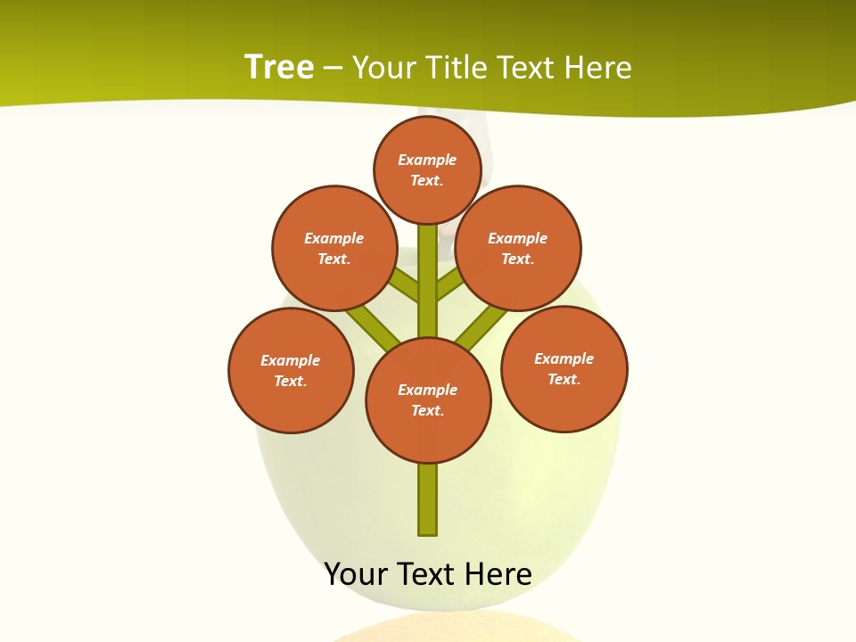 Lime Over Loss PowerPoint Template