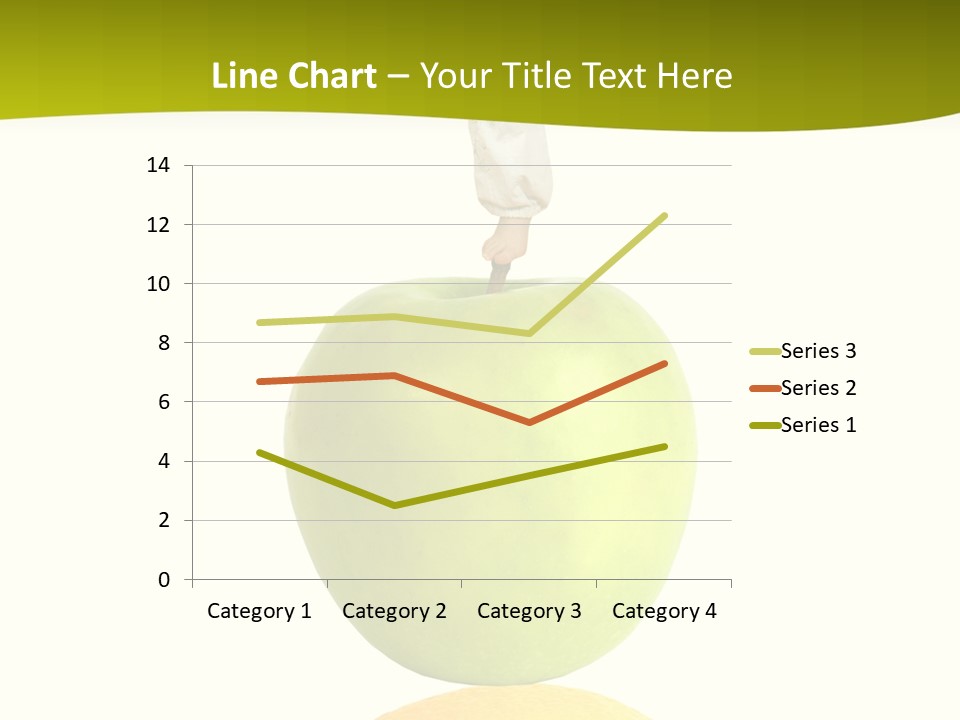 Lime Over Loss PowerPoint Template