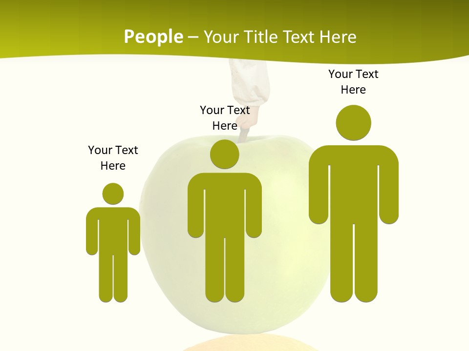 Lime Over Loss PowerPoint Template