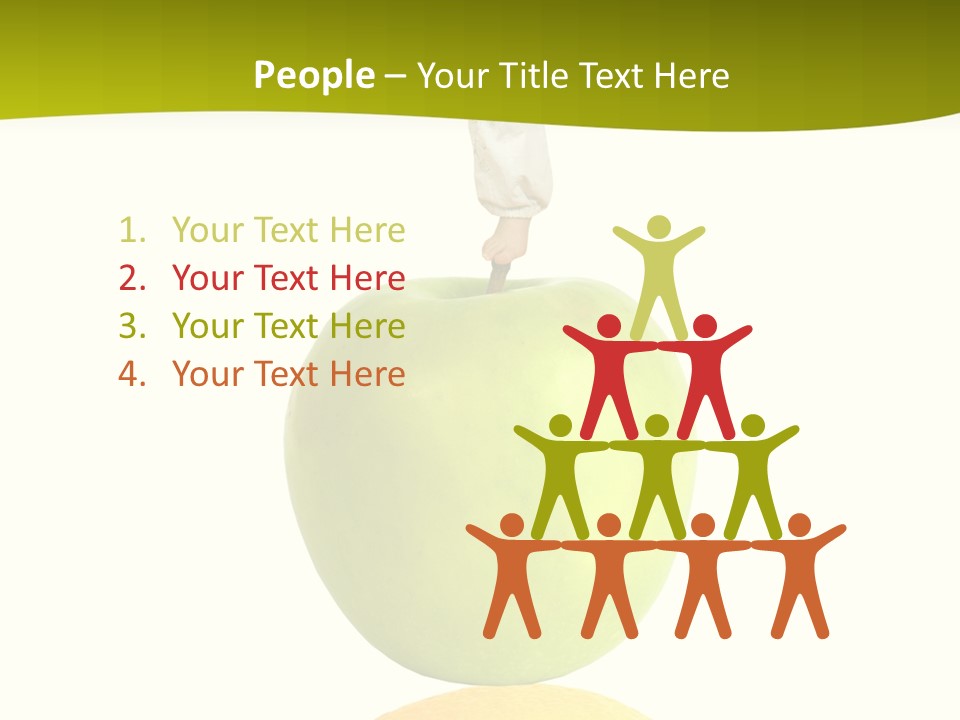 Lime Over Loss PowerPoint Template