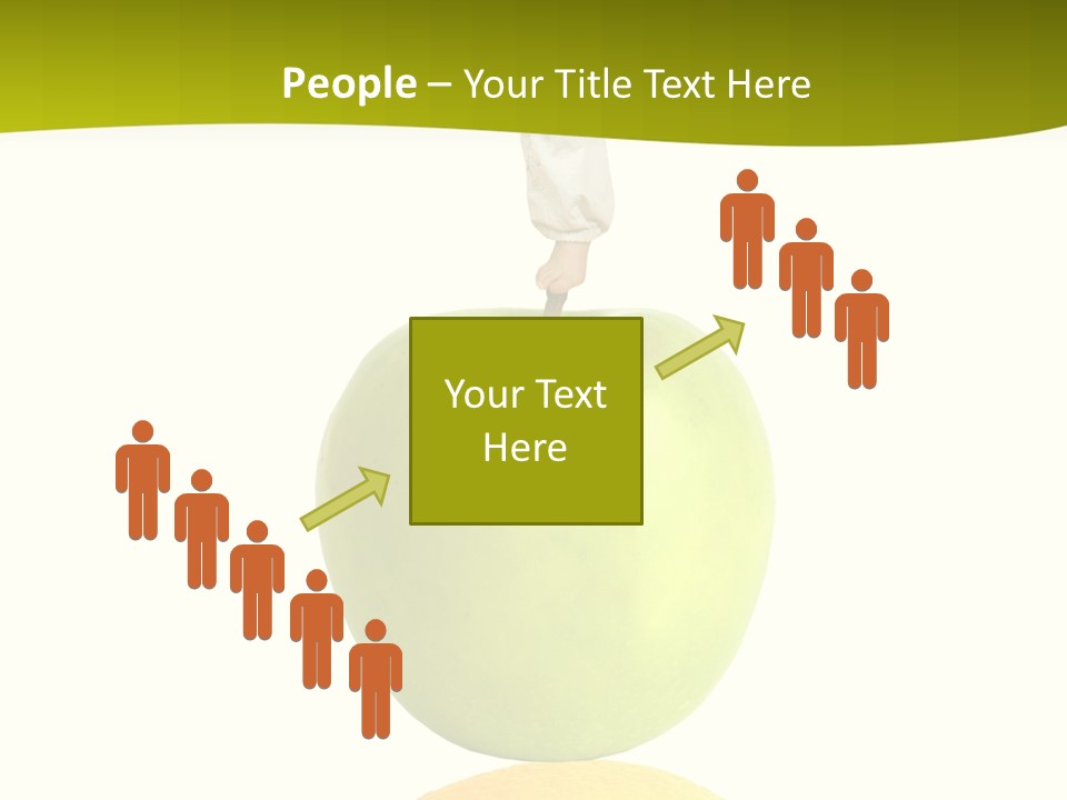 Lime Over Loss PowerPoint Template