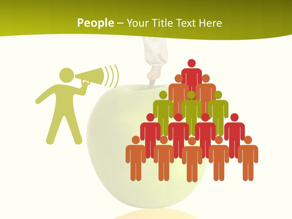 Lime Over Loss PowerPoint Template