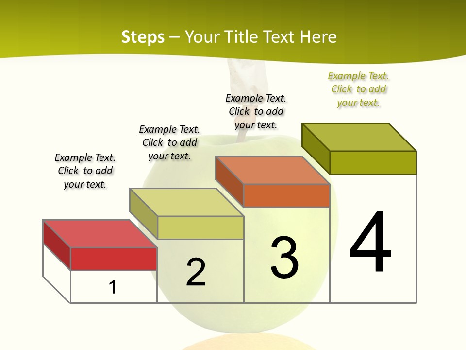 Lime Over Loss PowerPoint Template