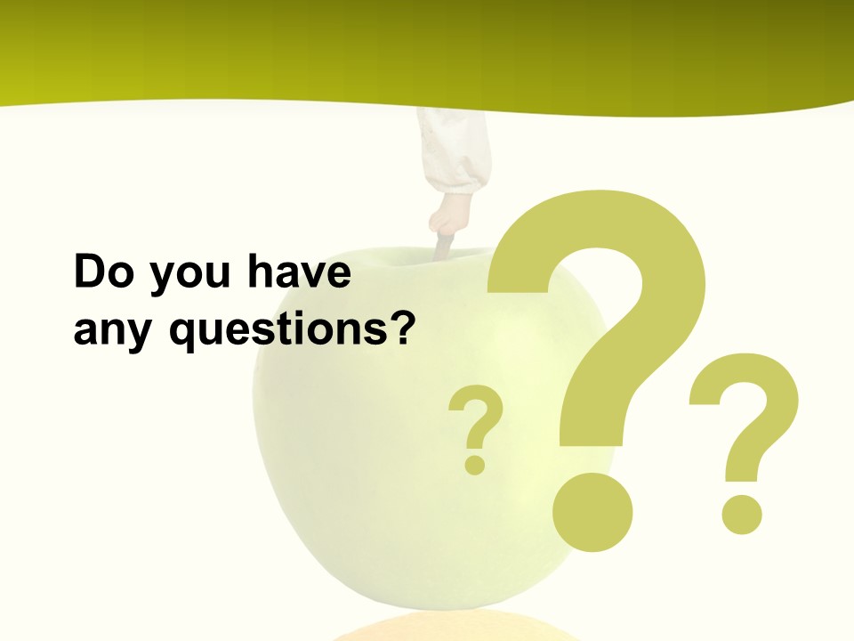 Lime Over Loss PowerPoint Template