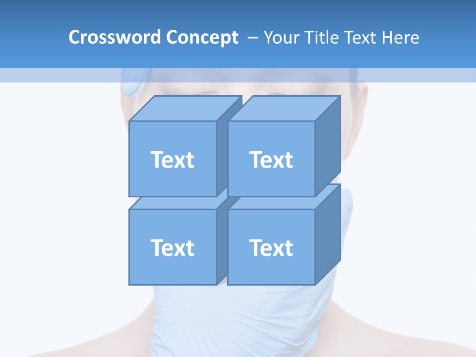 Plastic Woman Pretty PowerPoint Template