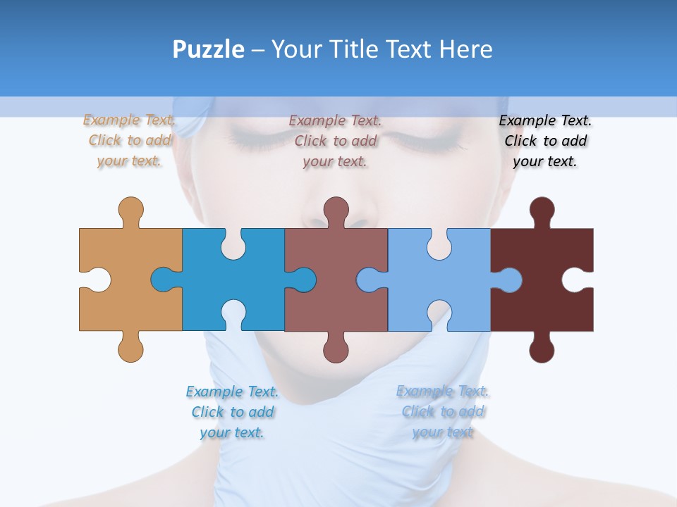 Plastic Woman Pretty PowerPoint Template