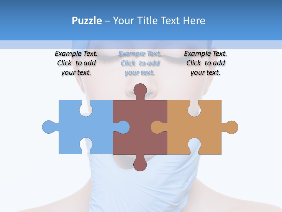 Plastic Woman Pretty PowerPoint Template