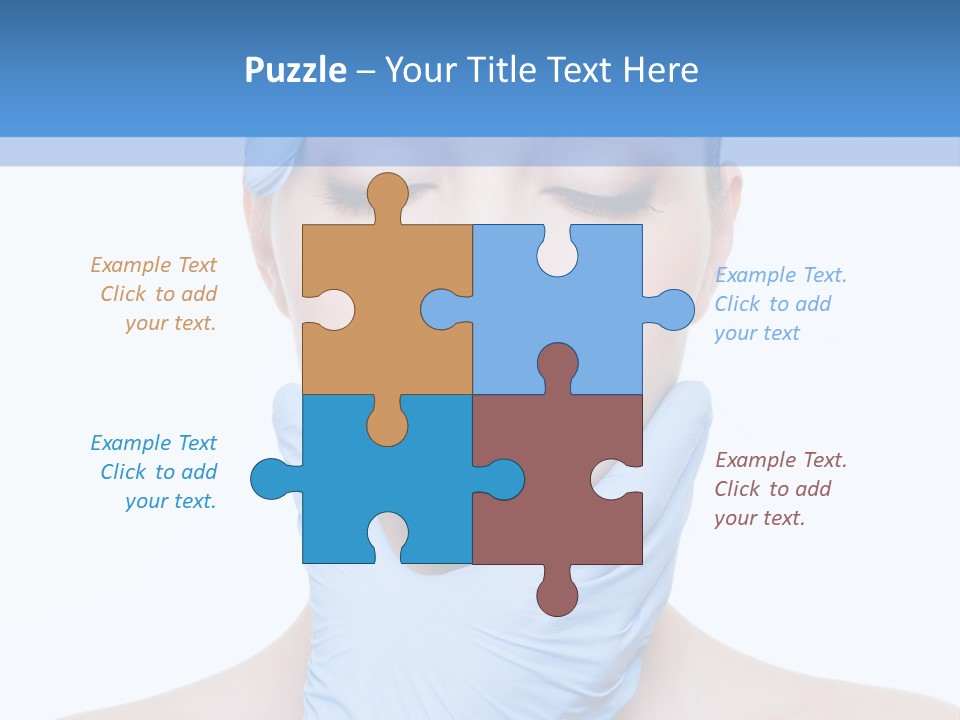 Plastic Woman Pretty PowerPoint Template