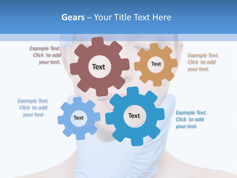 Plastic Woman Pretty PowerPoint Template