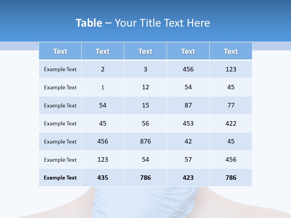 Plastic Woman Pretty PowerPoint Template