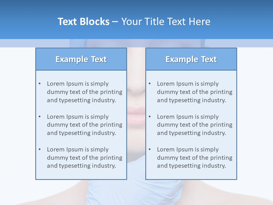 Plastic Woman Pretty PowerPoint Template