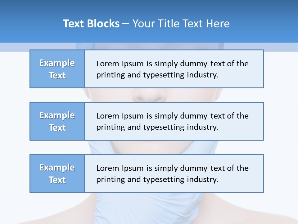 Plastic Woman Pretty PowerPoint Template