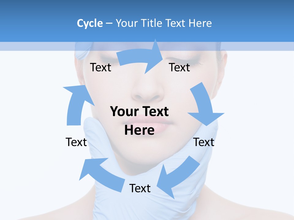 Plastic Woman Pretty PowerPoint Template