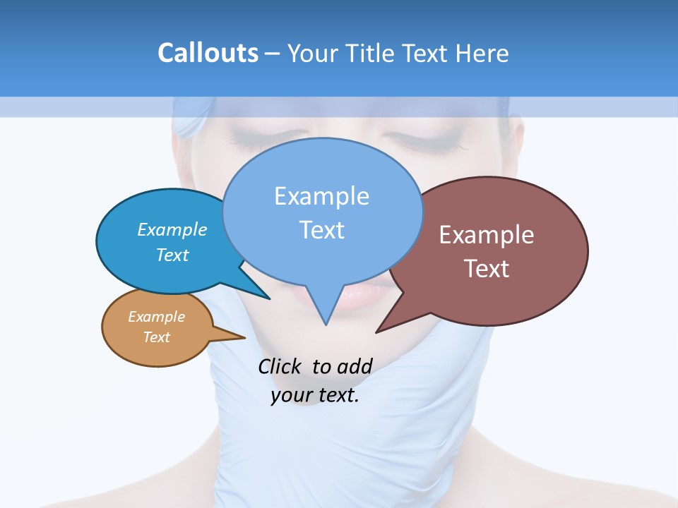 Plastic Woman Pretty PowerPoint Template