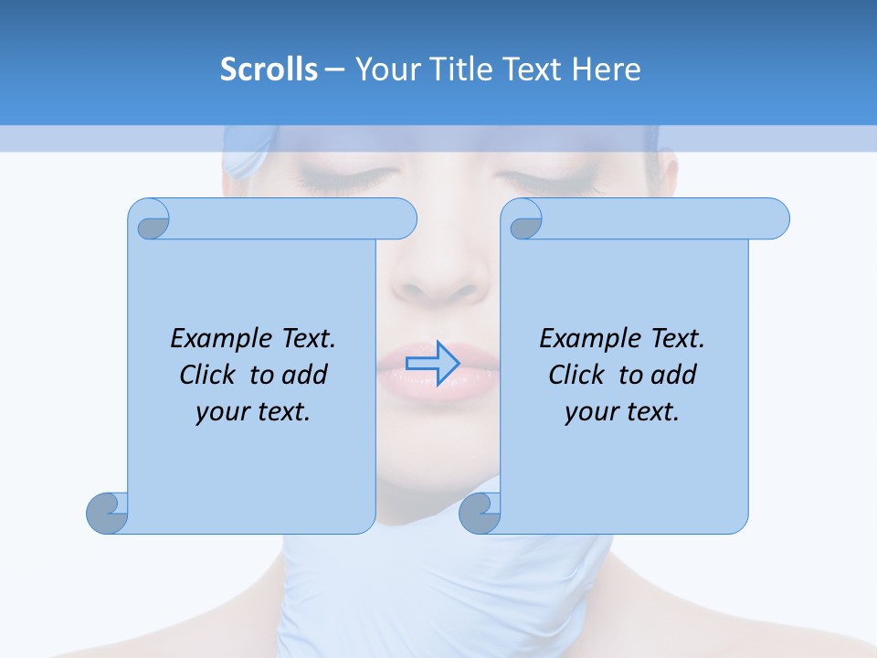 Plastic Woman Pretty PowerPoint Template
