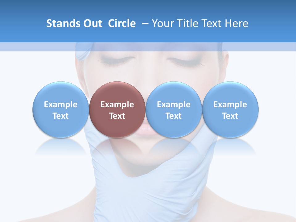 Plastic Woman Pretty PowerPoint Template