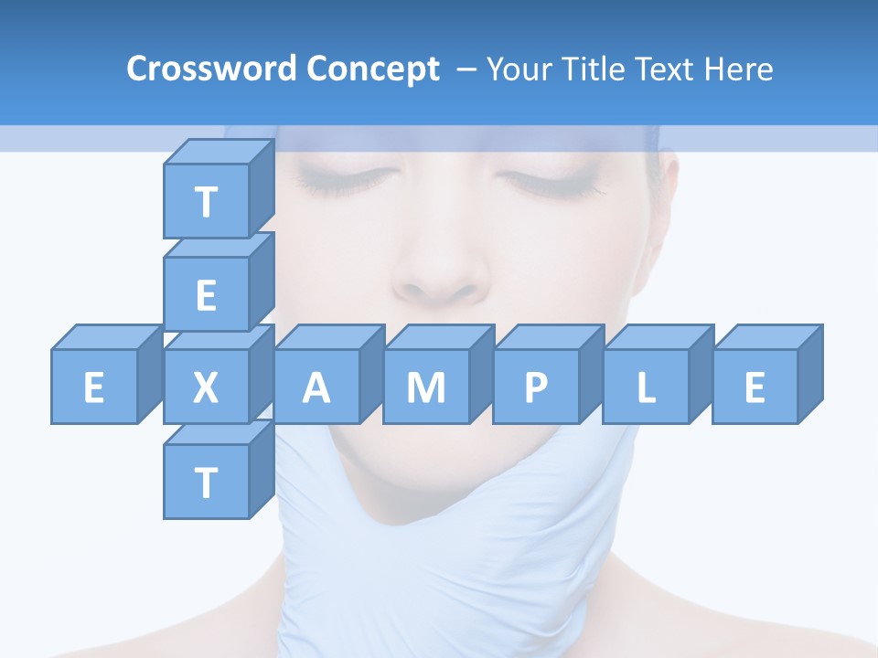 Plastic Woman Pretty PowerPoint Template