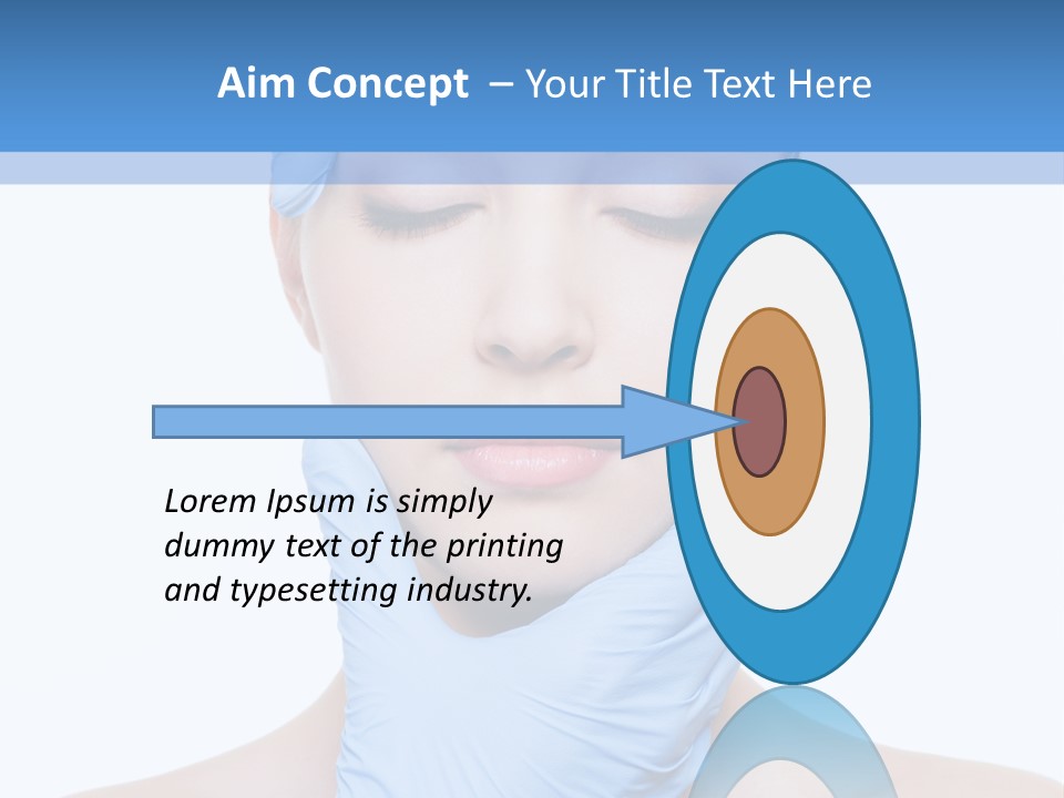 Plastic Woman Pretty PowerPoint Template