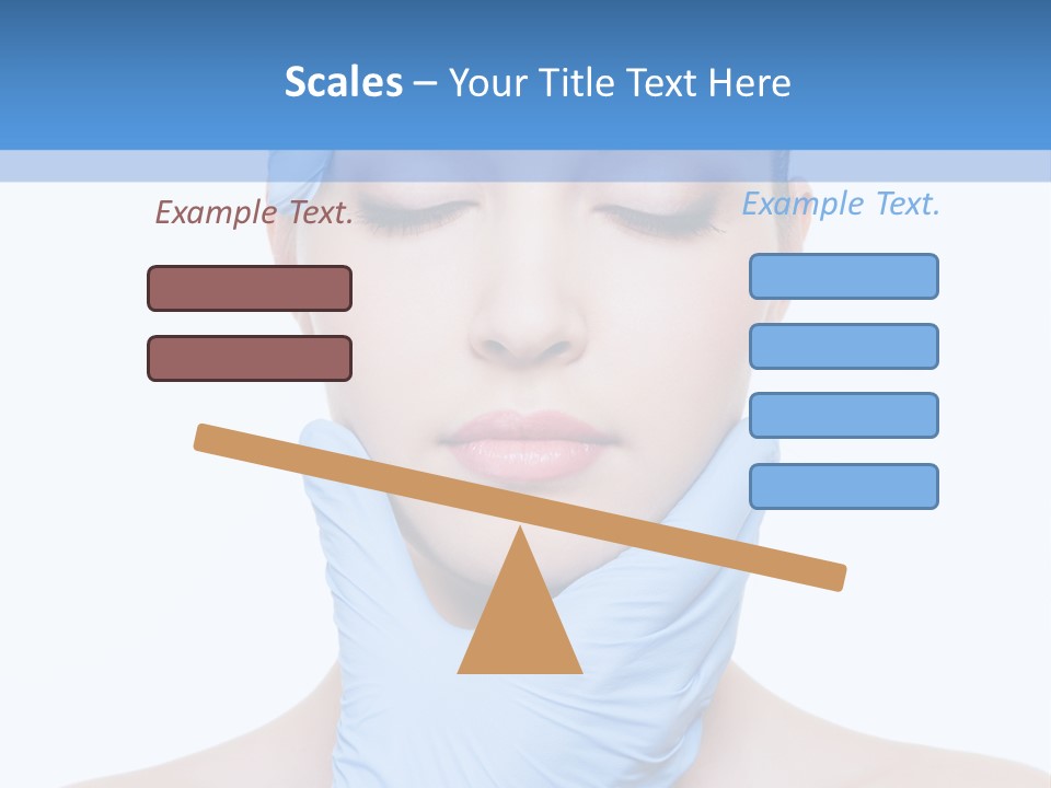 Plastic Woman Pretty PowerPoint Template