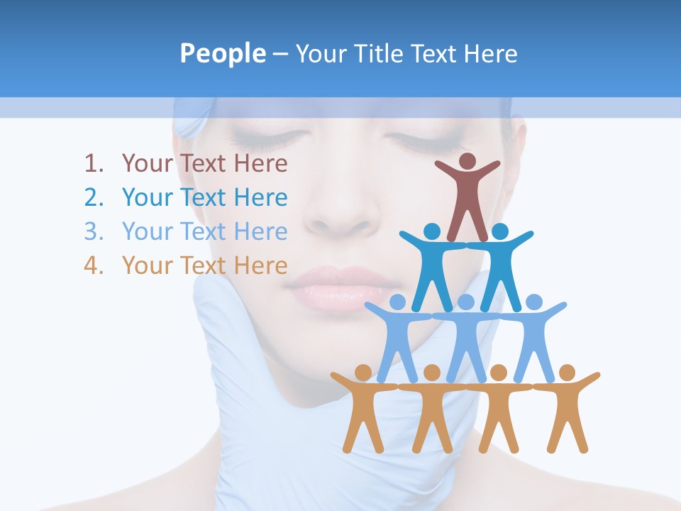 Plastic Woman Pretty PowerPoint Template