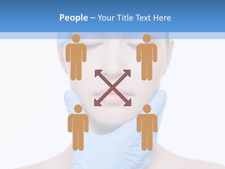 Plastic Woman Pretty PowerPoint Template