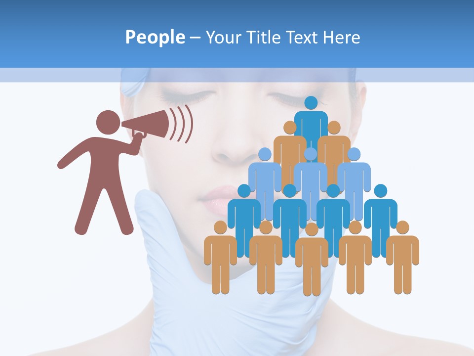 Plastic Woman Pretty PowerPoint Template