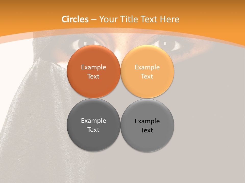 Middle Mysterious Beautiful PowerPoint Template