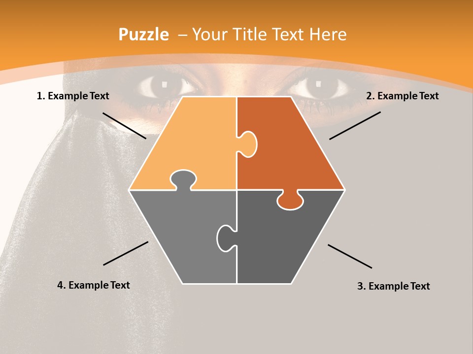 Middle Mysterious Beautiful PowerPoint Template