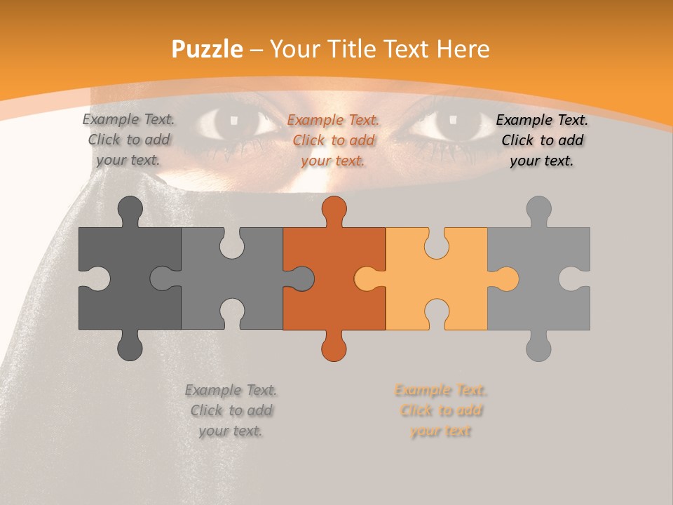 Middle Mysterious Beautiful PowerPoint Template